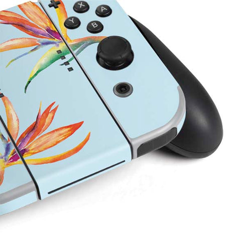Birds of Paradise Summer Nintendo Switch OLED (2021) Skin